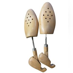 BERKELEY Vintage Royal Grain Wood Shoe Trees Made In Germany size Large